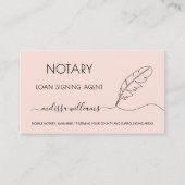 Notar-Agent Visitenkarte (Vorderseite)