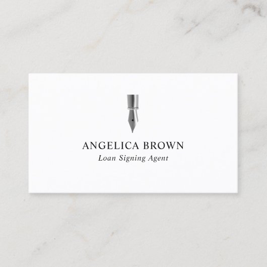 Notar-Agent Visitenkarte (Vorderseite)