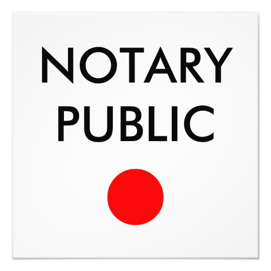 Notar-Anschlagtafel Fotodruck (Vorne)