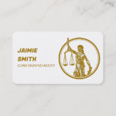 Notar Anwalt Visitenkarte (Vorderseite)