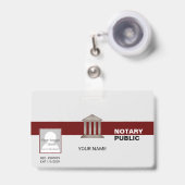 Notar Ausweis (Vorderseite mit Ausziehbar)