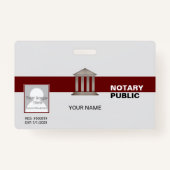 Notar Ausweis (Vorderseite)