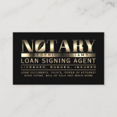 Notar berufliches Edelgold Visitenkarte (Vorderseite)