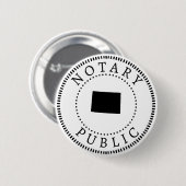 Notar Colorado Public Button (Vorne & Hinten)
