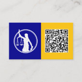 Notar Custom QR Visitenkarte (Vorderseite)