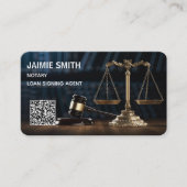 Notar Custom QR Visitenkarte (Vorderseite)