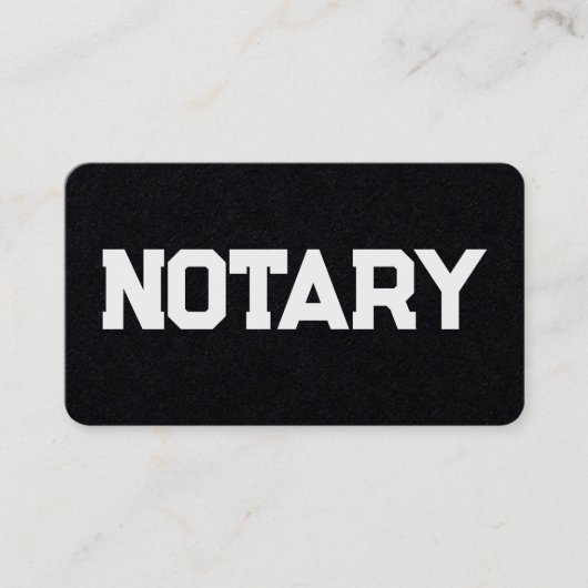 Notar Custom QR Visitenkarte (Vorderseite)