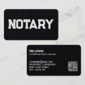 Notar Custom QR Visitenkarte (Vorne/Hinten)