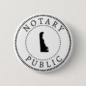 Notar Delaware Public Button (Vorderseite)