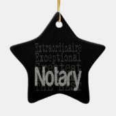 Notar Extraordinator Keramik Ornament (Hinten)