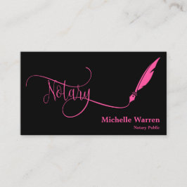 Notar Federleihe Unterzeichnung türkisfarben Gesch Visitenkarte