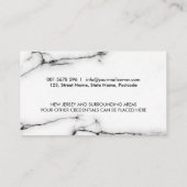 Notar-Füllfederhalter und Tinte Visitenkarte (Rückseite)