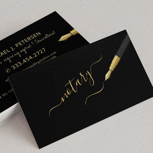 Notar für Notare, Agent, Notar Visitenkarte