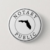 Notar in Florida Button (Vorderseite)