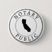 Notar in Kalifornien Button (Vorderseite)