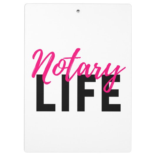 Notar Klemmbrett (Rückseite)