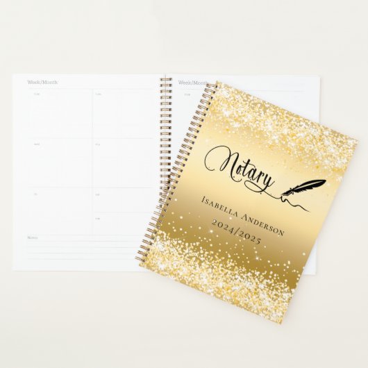 Notar Kreditunterzeichnung Agent Gold 2025 Planer (Anzeige)