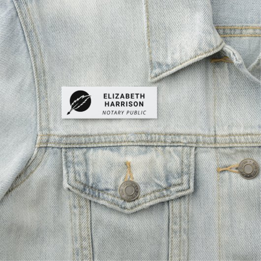 Notar-Logo Namensschild (Beispiel)