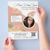 Notar Mobile Services Foto Pink QR FLYER (Hand)