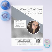 Notar Mobile Services Foto QR FLYER D (Einzeln)