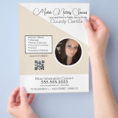 Notar Mobile Services Foto QR FLYER E (Hand)