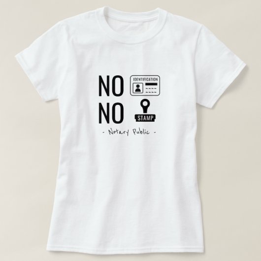 Notar No Nein T-Shirt (Design vorne)