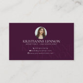 Notar öffentlich - Agent für Kreditvergabe - Sleek Visitenkarte (Vorderseite)