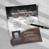 Notar öffentliche Darlehen Signierung Agent Brown  Flyer