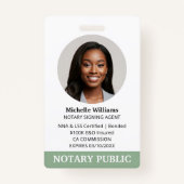 Notar öffentliche Darlehen Signierung Agent ID Fot Ausweis (Vorderseite)