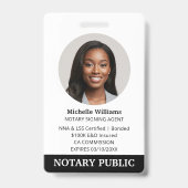 Notar öffentliche Darlehen Signierung Agent ID Fot Ausweis (Vorderseite)