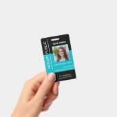 Notar Öffentlicher Ausweis Büroangestellte schwarz (Handheld)