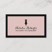 Notar Öffentlicher Kredit Signierung Agent Schlich Visitenkarte (Vorderseite)