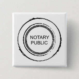 Notar-Öffentlichkeits-Siegel Button