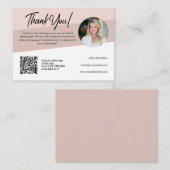 Notar Pastel Rose Loan Signierung Vielen Dank für Visitenkarte (Vorne/Hinten)