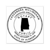 Notar Public Alabama Permastempel (Design)
