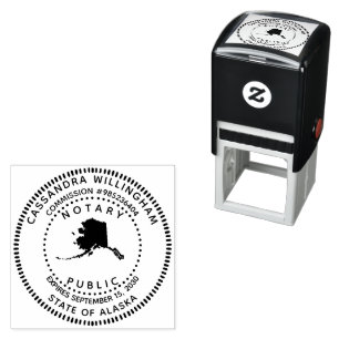 Notar Public Alaska Permastempel