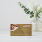 Notar Public Business Card Visitenkarte (Stehend Vorderseite)
