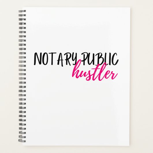 Notar Public Hustler Planer (Vorderseite)