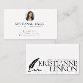 Notar Public/Loan Signing Agent Einfach modern Visitenkarte (Vorne/Hinten)