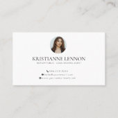 Notar Public/Loan Signing Agent Einfach modern Visitenkarte (Vorderseite)