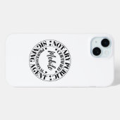 Notar Public Signature Agent Handy-Fall Case-Mate iPhone Hülle (Rückseite (Horizontal))