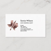 Notar Public Texas Briefmarke Darlehen Unterzeichn Visitenkarte (Rückseite)