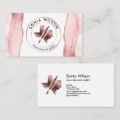 Notar Public Texas Briefmarke Darlehen Unterzeichn Visitenkarte (Vorne/Hinten)