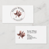 Notar Public Texas Briefmarke Darlehen Unterzeichn Visitenkarte (Vorne/Hinten)