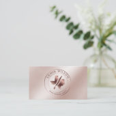 Notar Public Texas Briefmarke Loan Signing Agent Visitenkarte (Stehend Vorderseite)