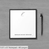 Notar-Service-Notepad aussuchen Notizblock