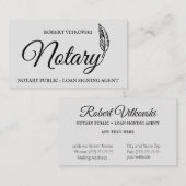 Notar-Servicekarte Visitenkarte (Vorne/Hinten)