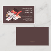 Notar Services Business Card Visitenkarte (Vorne/Hinten)