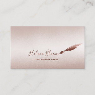 Notar-Signatur-Agent Wechselstifte Visitenkarte