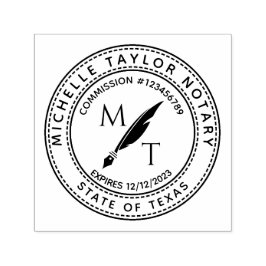 Notar Signature Agent Beruflich Moderne Röhre Permastempel